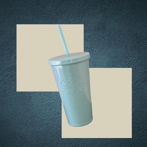 💚New💚 HTF STARBUCKS Korea Tiffany Blue Tumbler